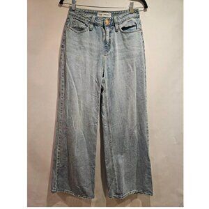 YMI Jeans Super Wide Fit Flare High Rise Blue Women's Size 1/25